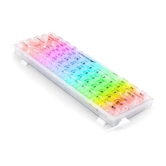 KEYBOARD - REDRAGON FIZZ K617CT-RGB WIRED MECHANICAL-4