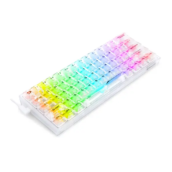 KEYBOARD - REDRAGON FIZZ K617CT-RGB WIRED MECHANICAL-5