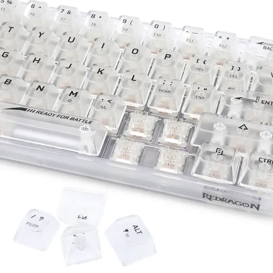 KEYBOARD - REDRAGON FIZZ K617CT-RGB WIRED MECHANICAL-8