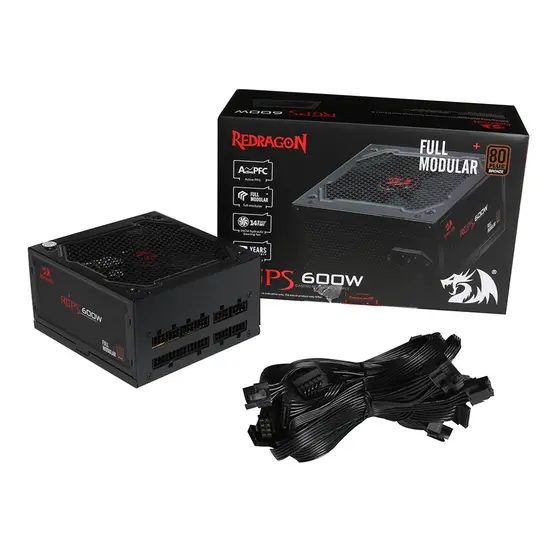 PSU - REDRAGON GC-PS003 600W FULL MODULAR-6