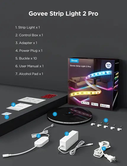 GOVEE STRIP LIGHT 2 PRO - 5M-10