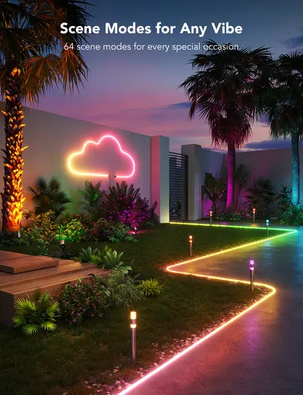 GOVEE RGBIC OUTDOOR NEON STRIP LIGHTS - 10M-8