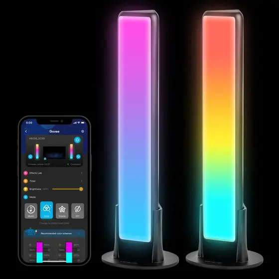 GOVEE RGBICWW WIFI + BLUETOOTH FLOW PLUS LIGHT BARS-12