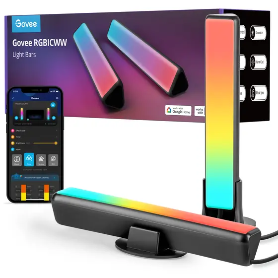 GOVEE RGBICWW WIFI + BLUETOOTH FLOW PLUS LIGHT BARS-2