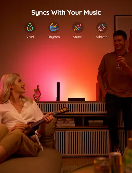 GOVEE RGBICWW WIFI + BLUETOOTH FLOW PLUS LIGHT BARS-6
