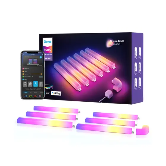 GOVEE GLIDE RGBIC WALL LIGHT (6+1)-3