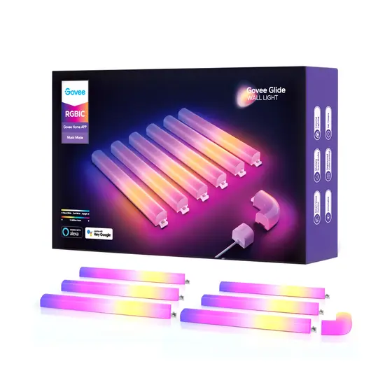 GOVEE GLIDE RGBIC WALL LIGHT (6+1)-4
