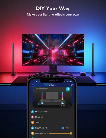 GOVEE SMART GAMING LIGHT BARS-8