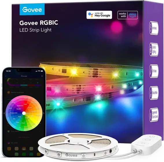 GOVEE RGBIC BASIC LED STRIP LIGHTS - 10M-1