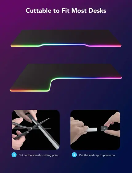 GOVEE RGBIC LED NEON ROPE LIGHT FOR DESKS - 3M-6