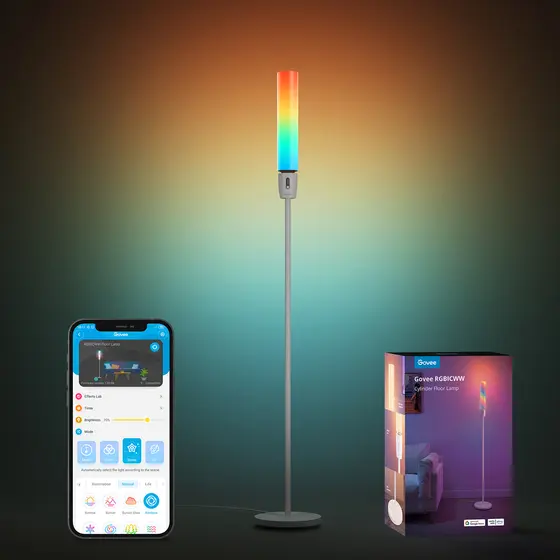 GOVEE RGBICWW CYLINDER FLOOR LAMP-1