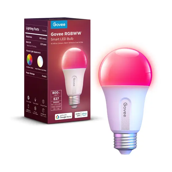 GOVEE RGBWW SMART LED BULB (1 PACK) E27-1
