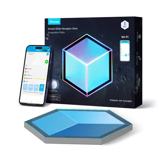 GOVEE GLIDE HEXAGON LIGHT PANELS ULTRA EXPANSION PACK-3