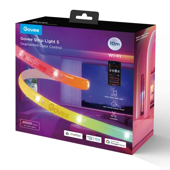 GOVEE RGBIC STRIP LIGHT S - WITH PROTECTIVE COATING (10M)-1