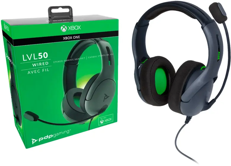PDP XONE WIRED HEADSET LVL50 BLACK-2
