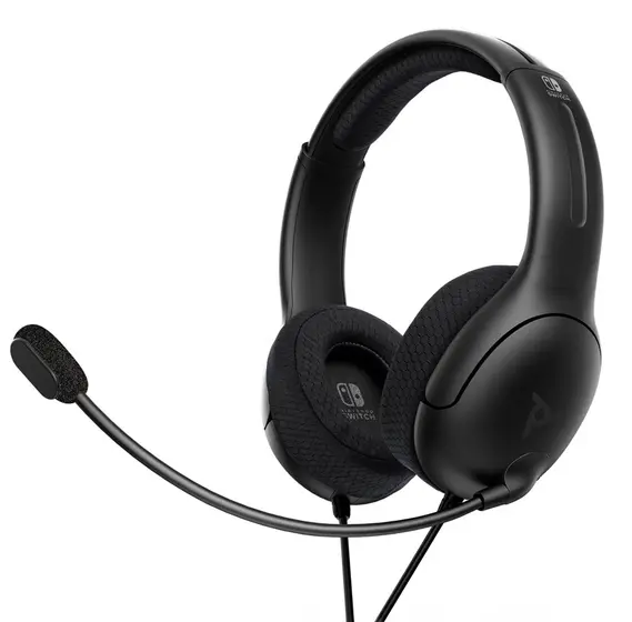 PDP NINTENDO SWITCH WIRED HEADSET LVL40 BLACK-0