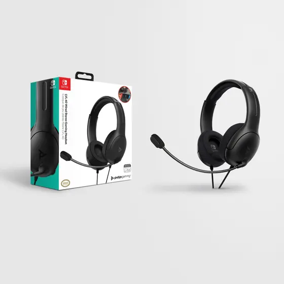 PDP NINTENDO SWITCH WIRED HEADSET LVL40 BLACK-3