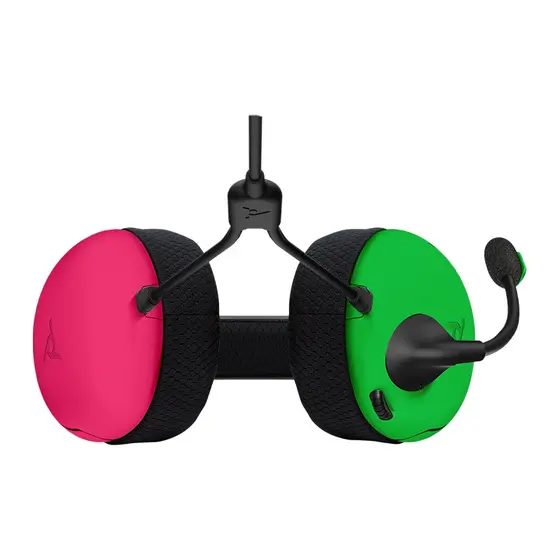 PDP NINTENDO SWITCH WIRED HEADSET LVL40 PINK / GREEN-6