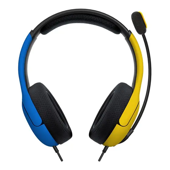PDP NINTENDO SWITCH WIRED HEADSET LVL40 YELLOW / BLUE-2