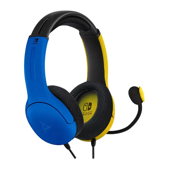 PDP NINTENDO SWITCH WIRED HEADSET LVL40 YELLOW / BLUE-3