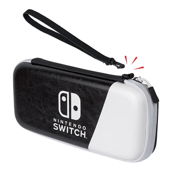 PDP NINTENDO SWITCH DELUXE TRAVEL CASE - BLACK & WHITE-1