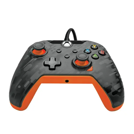 PDP XBOX WIRED CONTROLLER CARBON - ATOMIC (ORANGE)-2