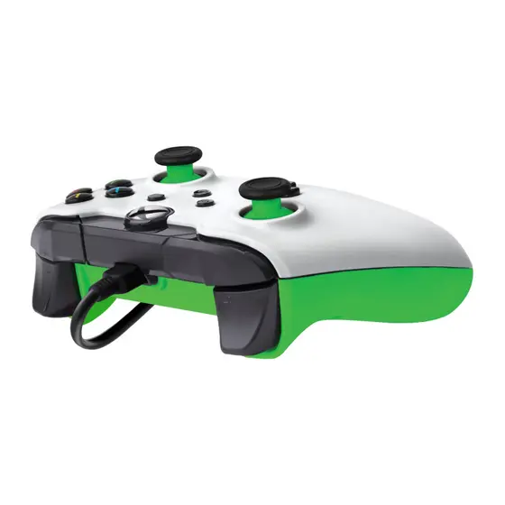 PDP XBOX WIRED CONTROLLER WHITE - NEON (GREEN)-3