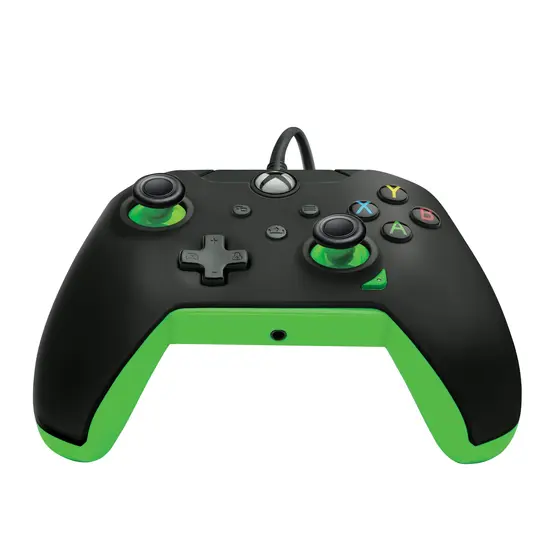 PDP XBOX WIRED CONTROLLER BLACK - NEON (GREEN)-1