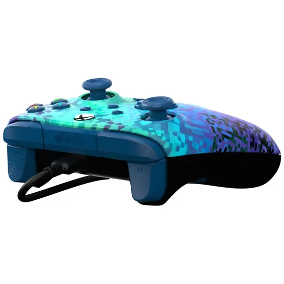 PDP XBOX WIRED CONTROLLER REMATCH - GLITCH GREEN-4