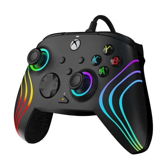 PDP XBOX WIRED CONTROLLER AFTERGLOW WAVE-1