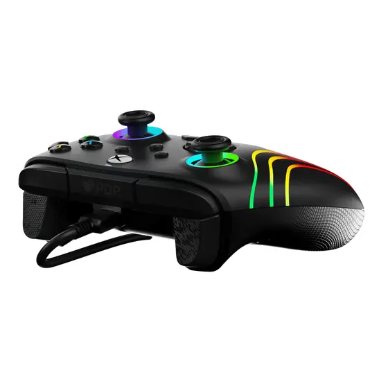 PDP XBOX WIRED CONTROLLER AFTERGLOW WAVE-3