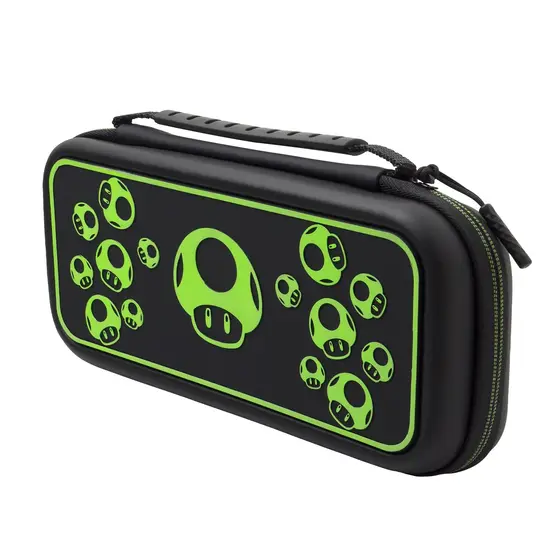 PDP NINTENDO SWITCH TRAVEL CASE PLUS - 1-UP GLOW IN THE DARK-2