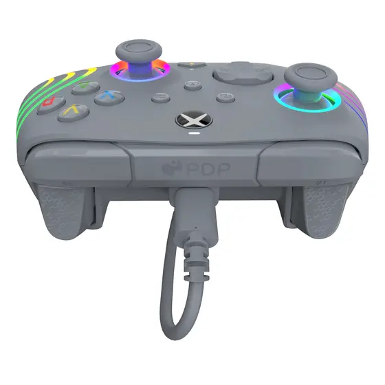 PDP XBOX WIRED CONTROLLER AFTERGLOW WAVE GREY-5