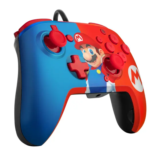 PDP NINTENDO SWITCH WIRED AIRLITE HEADSET & REMATCH CONTROLLER - MARIO BUNDLE-6