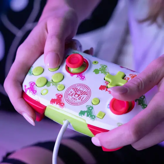 PDP SWITCH REMATCH WIRED CONTROLLER - MARIO KART RACERS-5