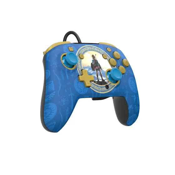 PDP NINTENDO SWITCH WIRED CONTROLLER REMATCH - HYRULE BLUE-6