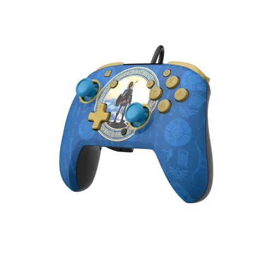 PDP NINTENDO SWITCH WIRED CONTROLLER REMATCH - HYRULE BLUE-4