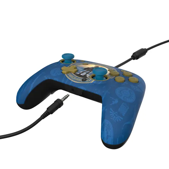 PDP NINTENDO SWITCH WIRED CONTROLLER REMATCH - HYRULE BLUE-2