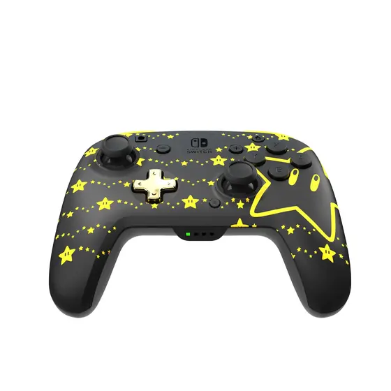 PDP NINTENDO SWITCH WIRELESS CONTROLLER REMATCH - SUPER STAR GLOW IN THE DARK-2