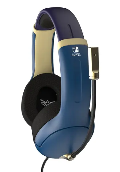 PDP NINTENDO SWITCH WIRED HEADSET AIRLITE - HYRULE BLUE-3