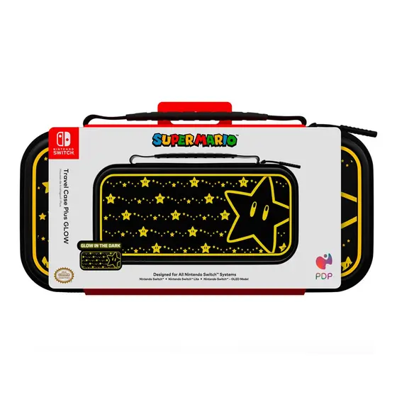 PDP SWITCH TRAVEL CASE PLUS - SUPER STAR GLOW IN THE DARK-3