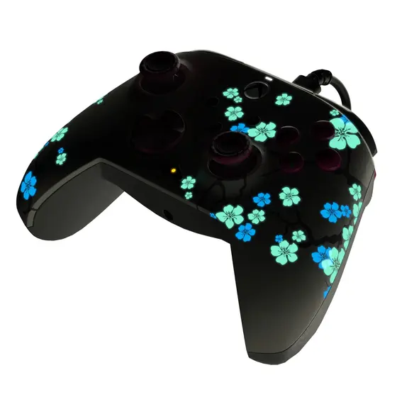 PDP XBOX WIRED REMATCH CONTROLLER - BLOSSOM GLOW IN THE DARK-7