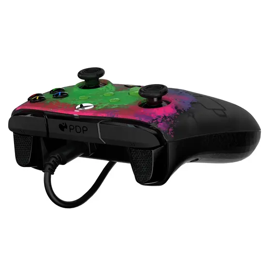 PDP XBOX WIRED CONTROLLER REMATCH - SPACE DUST GLOW IN THE DARK-8