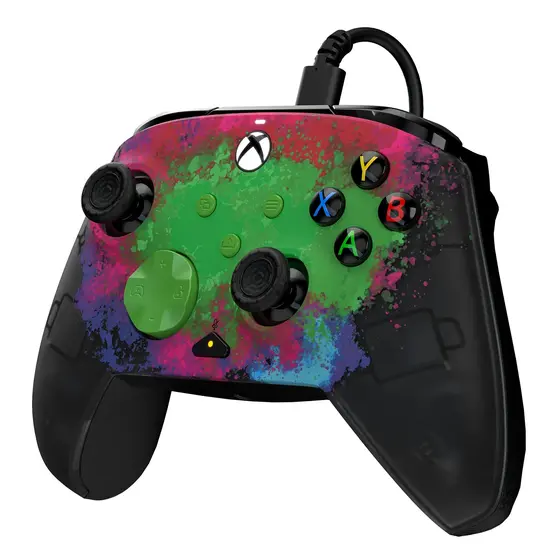 PDP XBOX WIRED CONTROLLER REMATCH - SPACE DUST GLOW IN THE DARK-3