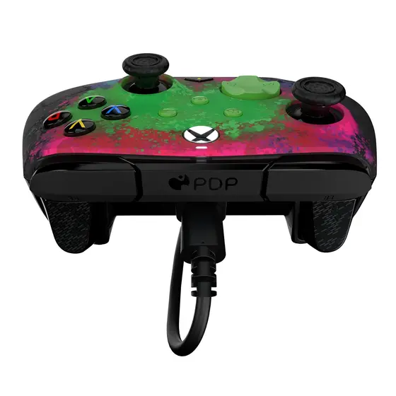 PDP XBOX WIRED CONTROLLER REMATCH - SPACE DUST GLOW IN THE DARK-7