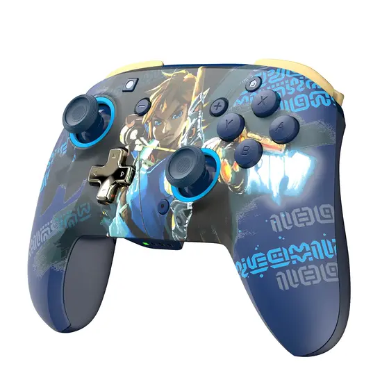 PDP SWITCH REMATCH WIRELESS CONTROLLER - LINK HERO GLOW IN THE DARK-2