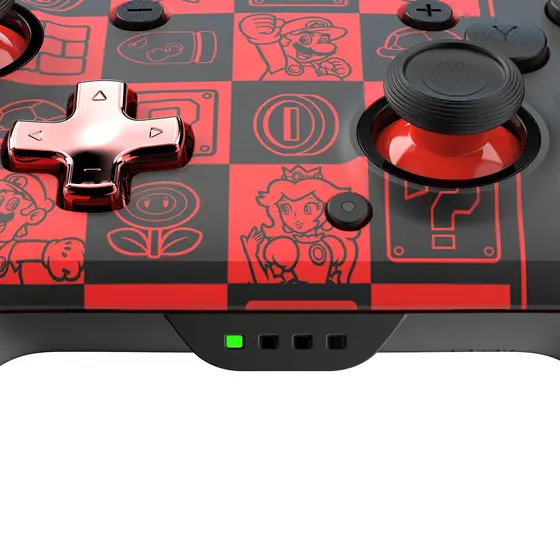 PDP SWITCH REMATCH WIRELESS CONTROLLER - SUPER ICONS GLOW IN THE DARK-7