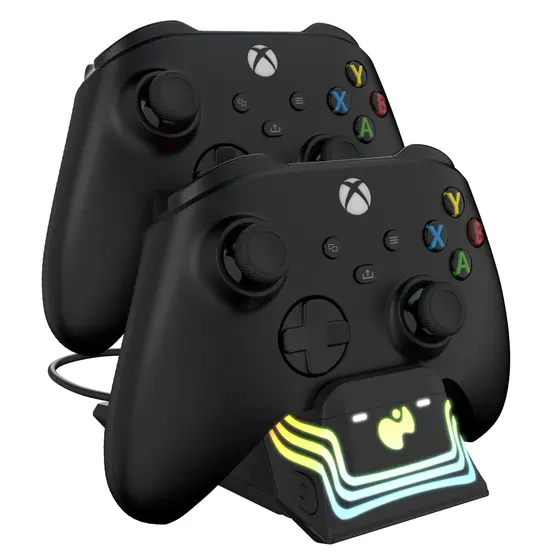 PDP XBOX AFTERGLOW WAVE - DUAL CHARGER BLACK-3