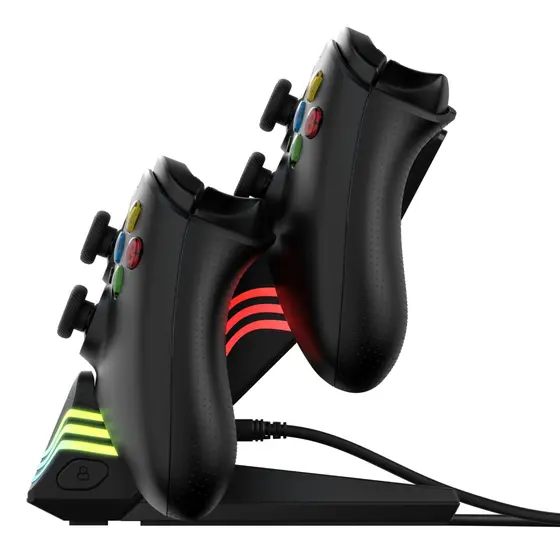 PDP XBOX AFTERGLOW WAVE - DUAL CHARGER BLACK-4