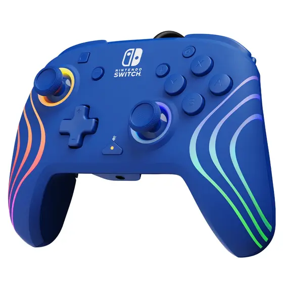 PDP SWITCH AFTERGLOW WAVE WIRED CONTROLLER - BLUE-1